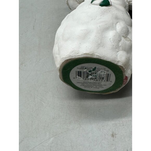 Christmas Resin Snowman Figurine With Gifts & Scarf 7" Tall READ - Picture 5 of 7